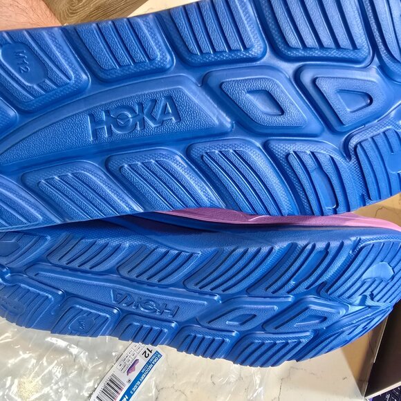 HOKA ORA RECOVERY SLIDE 3 Cyclamen - Coastal Sky MEN'S SIZE 12 NEW - Picture 6 of 11